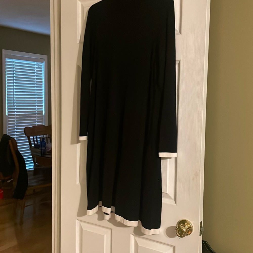 Black sweater dress